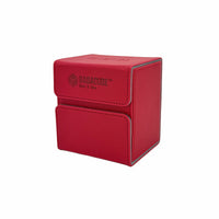 BabaCube Deck & Dice Rot – 100+ Double-Sleeved Deckbox für Yu‑Gi‑Oh!, Pokémon, MTG, One Piece & Riftbound (Würfelfach)