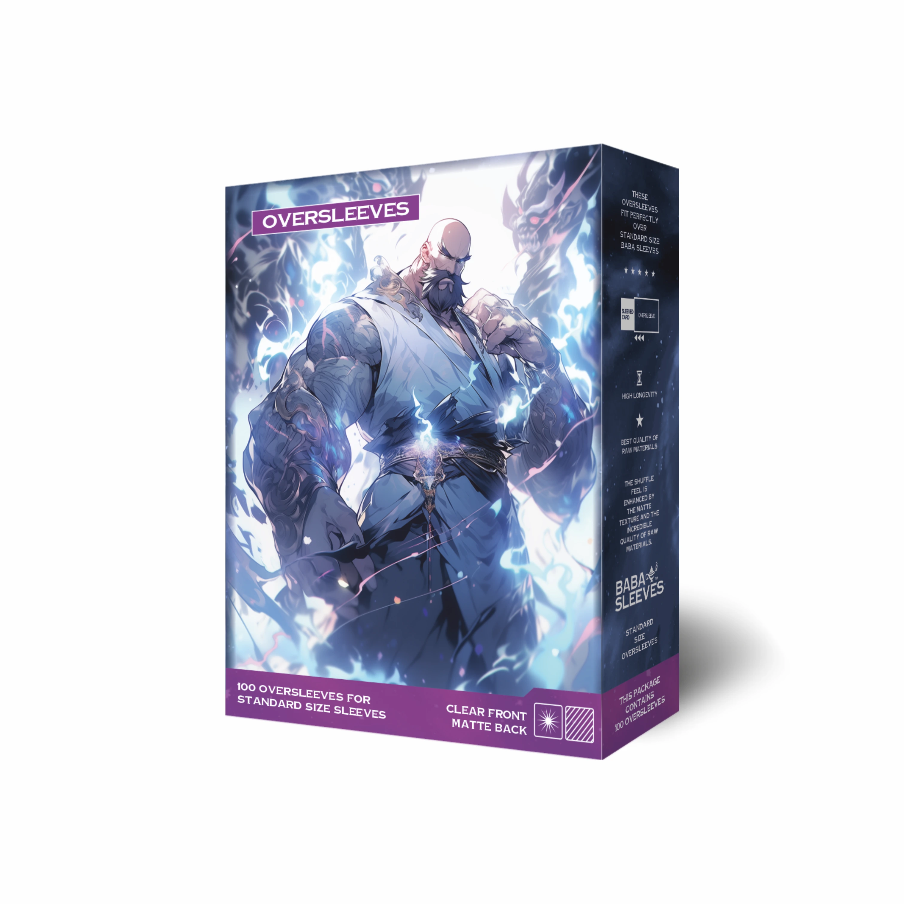 Turniertaugliche Oversleeves für TCG Decks – matte Double Sleeves Standard Size beim Kartenspielen auf Turnier