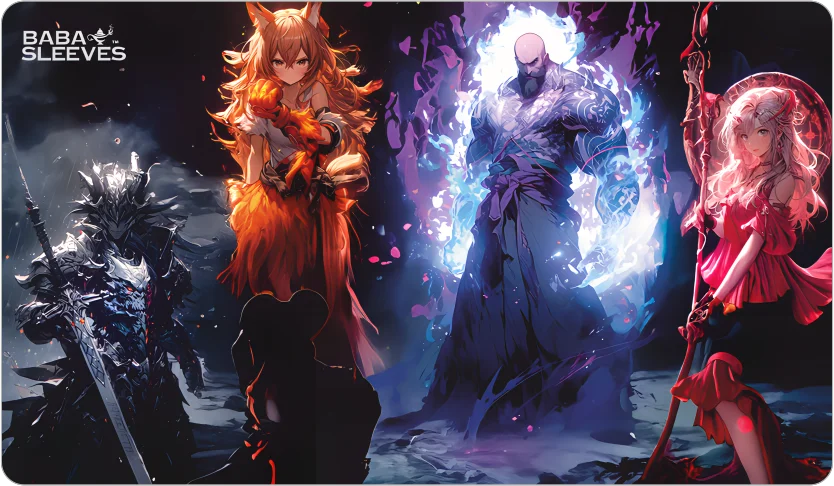 Baba Sleeves Playmat Meeting 35,5x61 cm Spielmatte für TCG