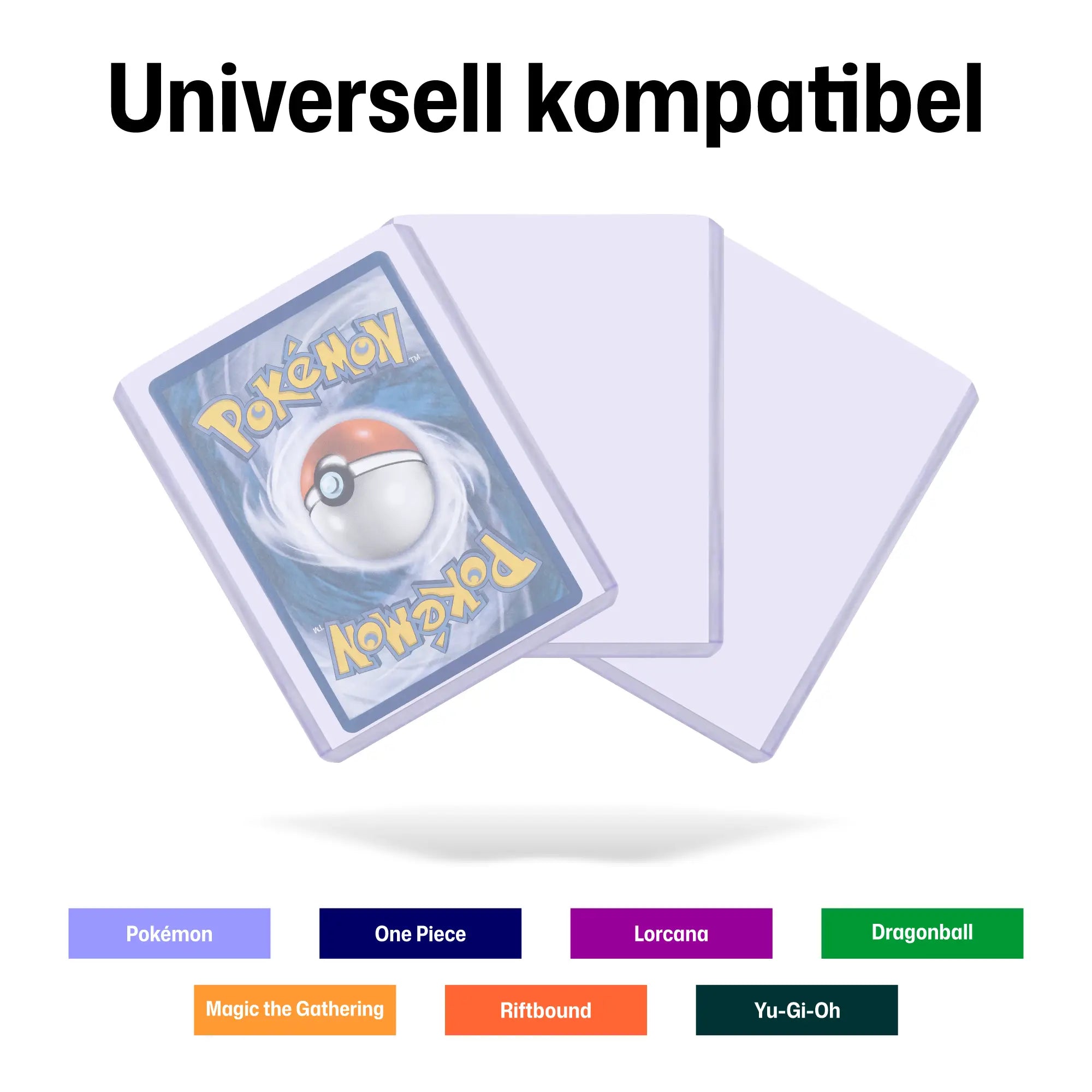 Toploader Kartenhüllen 3x4 Inch 35pt – Sammelkarten Schutzhüllen (25 Stück)