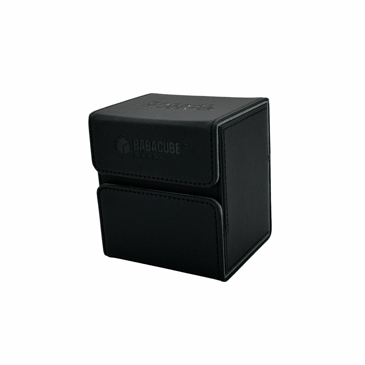 BabaCube baba sleeves Deckbox Schwarz für 100+ mehr Karten YuGiOh One Piece Pokémon Magic Lorcana riftbound mit würfelfach