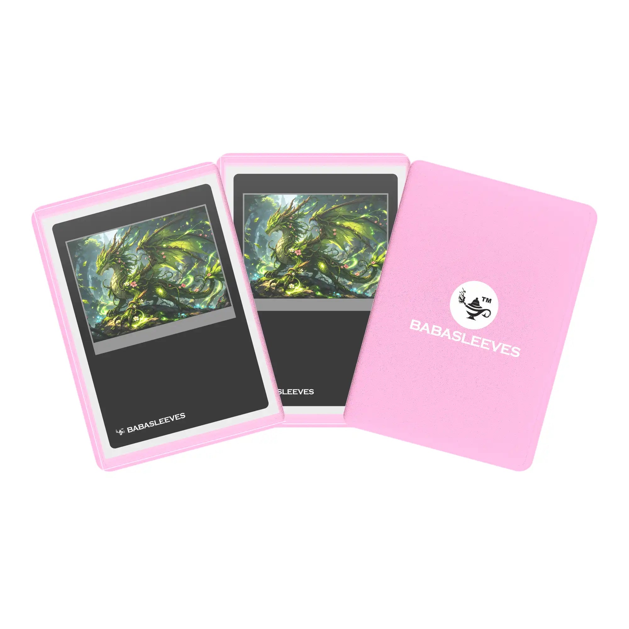 Sammelkarten im pinken Play Loader – Side-Loading Hard Case 69×96 mm für spielbare Leader Karten