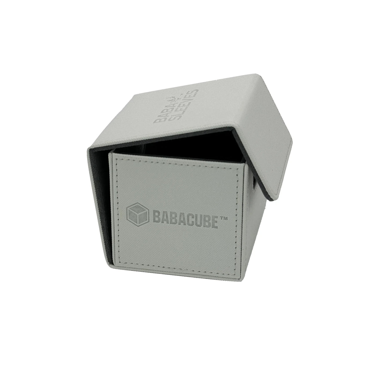 BabaCube Deckbox weiß weiss 100+ Karten YuGiOh One Piece Pokémon Magic Lorcana riftbound