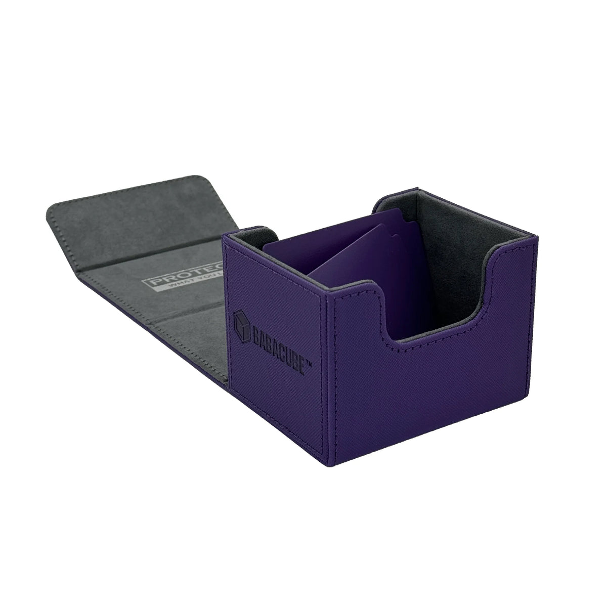 BabaCube Deckbox Lila Purple 100+ Karten YuGiOh One Piece Pokémon Magic Lorcana riftbound