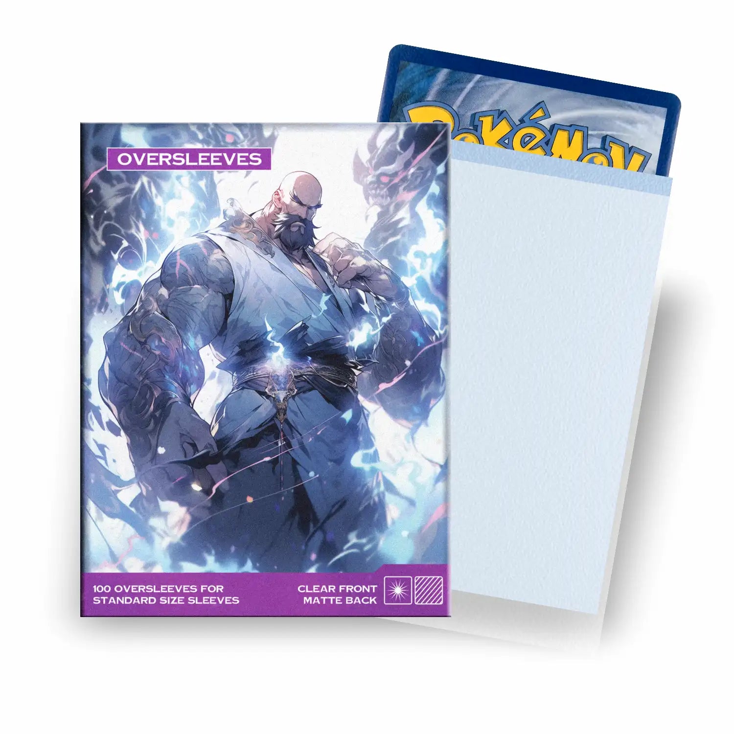 Oversleeves Standard Size 67x94mm – transparente Kartenhüllen für Double Sleeving von Pokémon, Magic und One Piece Karten