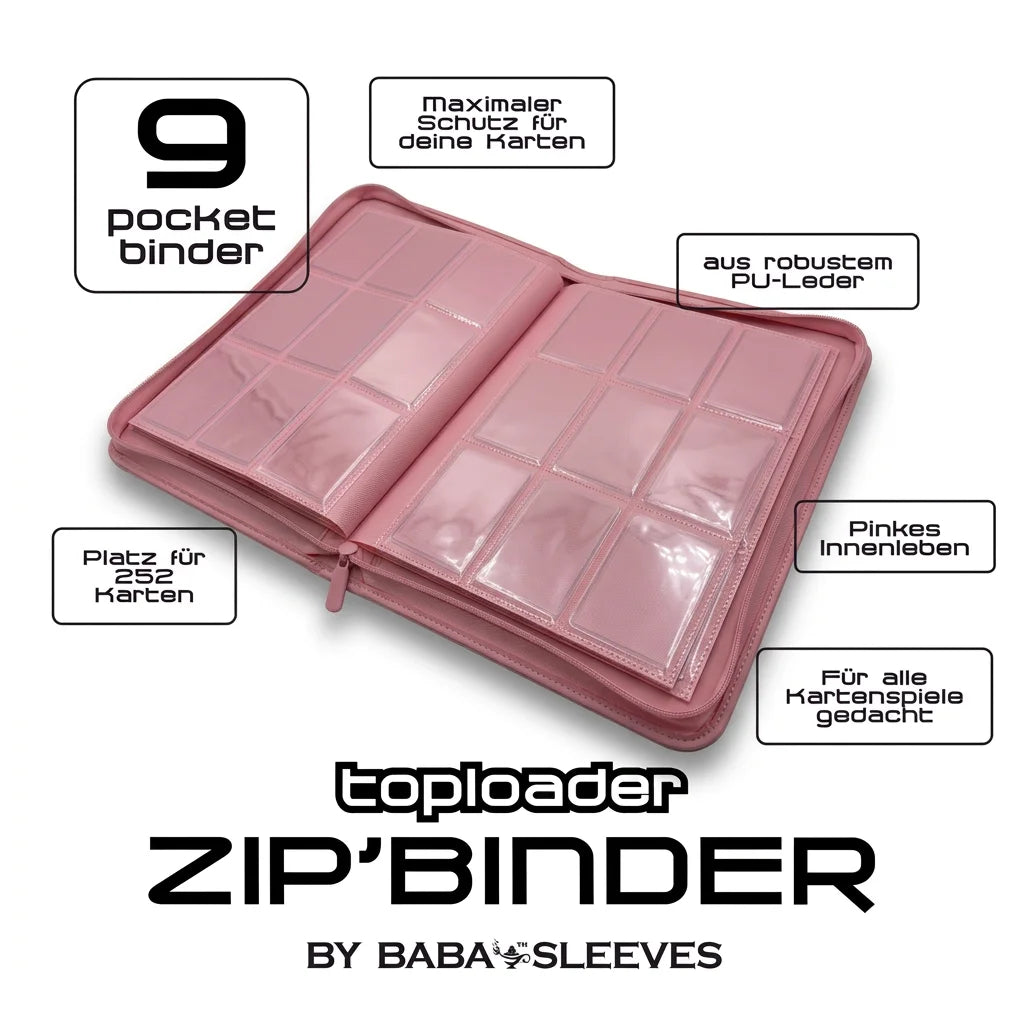 Toploader Binder Pink für 252 Karten – alle Vorteile auf einen Blick