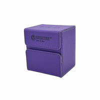 BabaCube Deck & Dice Lila – 100+ Double-Sleeved Deckbox für Yu‑Gi‑Oh!, Pokémon, MTG, One Piece & Riftbound (Würfelfach)