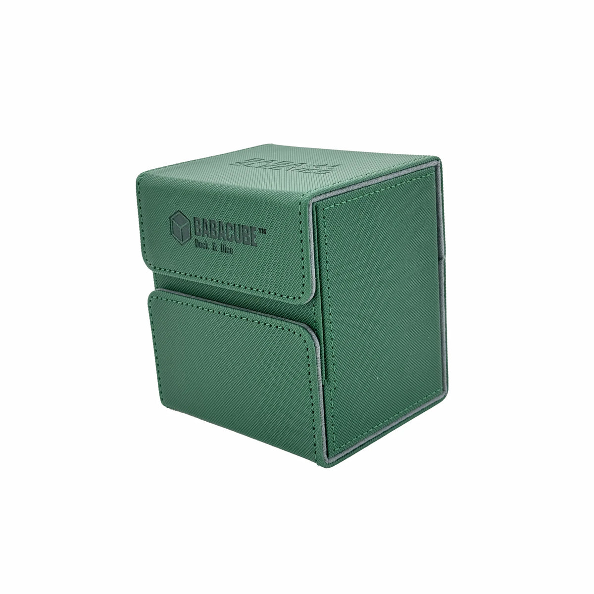 BabaCube Deckbox Grün für 100+ mehr Karten YuGiOh One Piece Pokémon Magic Lorcana riftbound mit würfelfach
