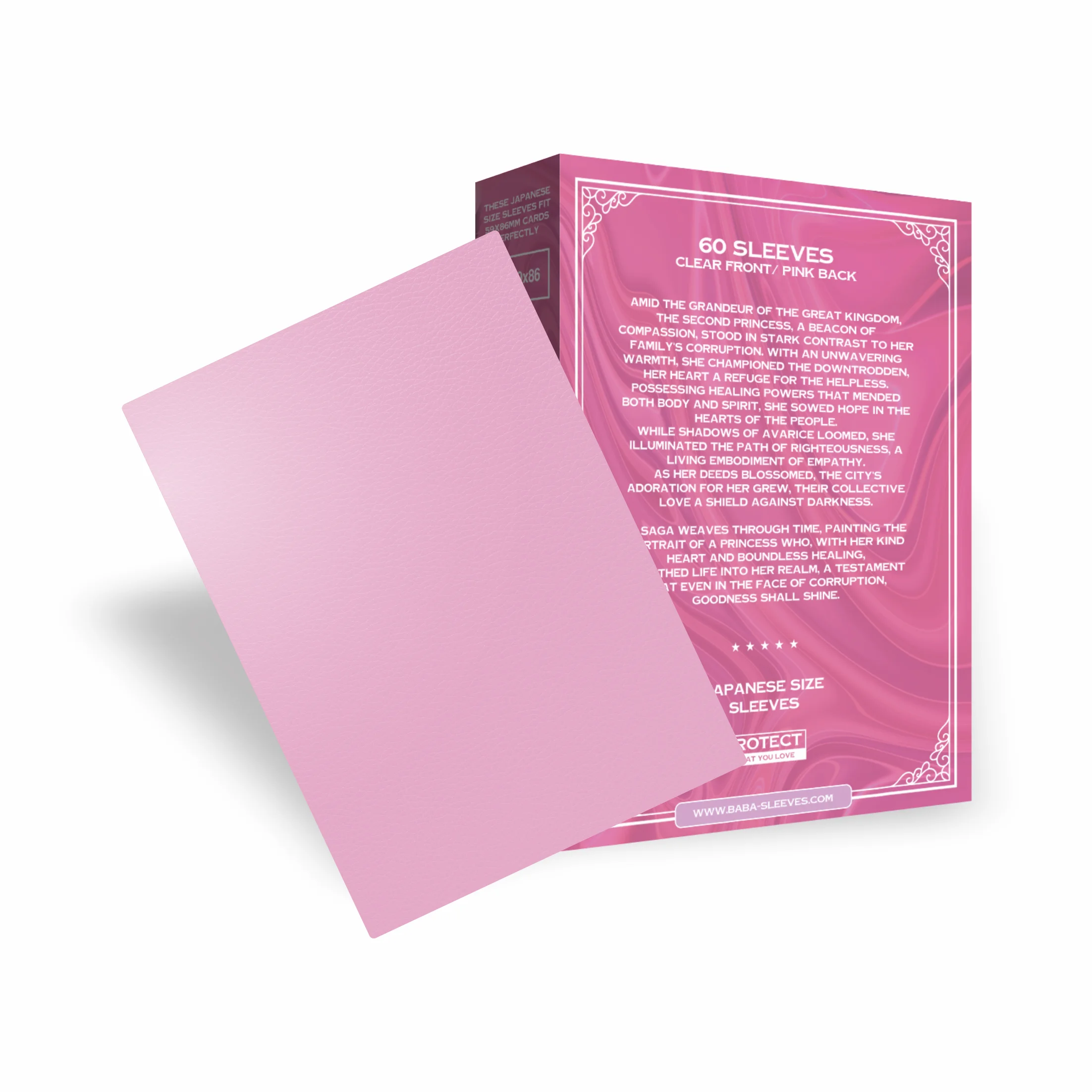 Baba Sleeves Matte Pinke Hüllen