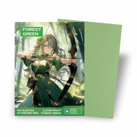 Baba Sleeves Matte Green – 100 Standard Size Grüne Hüllen für Pokémon, MTG, One Piece & Riftbound (66×91 mm)
