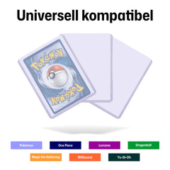 Toploader Kartenhüllen 3x4 Inch 35pt – Sammelkarten Hartplastik Schutzhüllen (25 Stück) - Pokemon Toploader, Yu-Gi-Oh! Toploader, MTG Toploader, One Piece Toploader