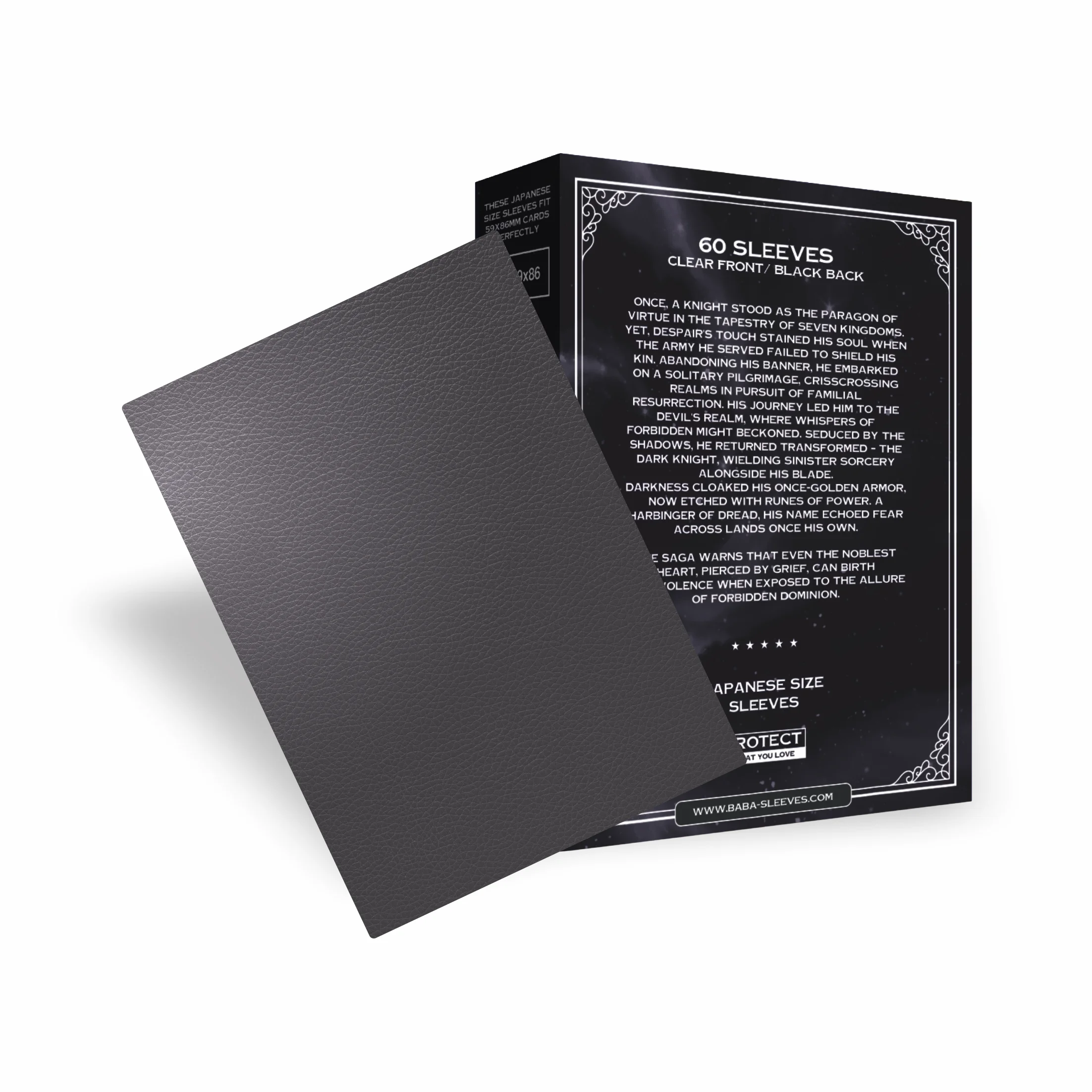 Baba Sleeves Matte Black / Schwarze Hüllen