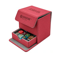 BabaCube Deck & Dice Pink – 100+ Double-Sleeved Deckbox für Yu‑Gi‑Oh!, Pokémon, MTG, One Piece & Riftbound (Würfelfach)