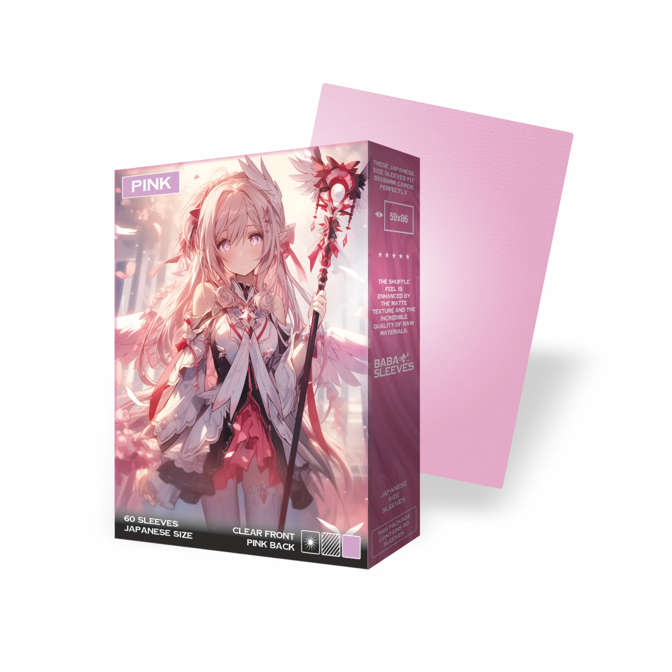 Baba Sleeves Matte Pinke Hüllen