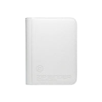 TCG Sammelkarten Binder Groß Weiß für 360 Karten – Sammelordner für Pokémon, Yu‑Gi‑Oh!, One Piece, Lorcana & Magic, 9‑Pocket, PU‑Leder mit Reißverschluss