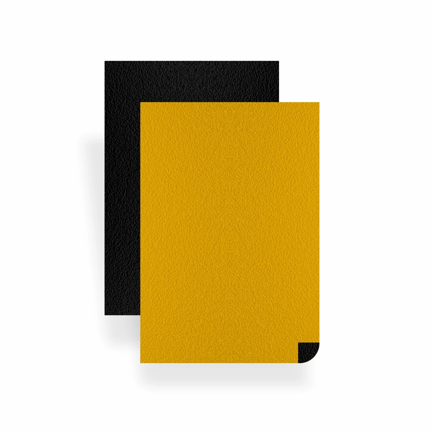 Detailfoto Yu-Gi-Oh! Dual Sleeves Orange – japanische Größe, schwarze Innenseite, matte Rückseite für optimales Shuffle-Feeling