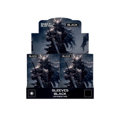 Display Box schwarze black Yu-Gi-Oh Kartenhüllen Japanese Size mehrere Packungen à 60 Stück