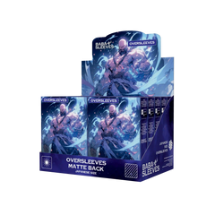 Display Box seitliche Ansicht matte Oversleeves transparent Japanese Size Yu-Gi-Oh Verkaufsaufsteller