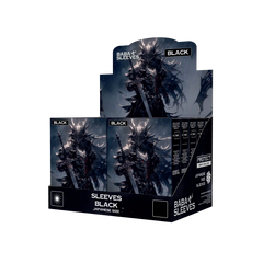 Display Box seitliche Ansicht schwarzeb black Yu-Gi-Oh Sleeves Japanese Size Verkaufsaufsteller
