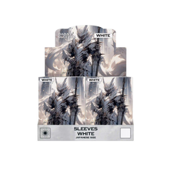Display Box weiße Yu-Gi-Oh Kartenhüllen Japanese Size mehrere Packungen à 60 Stück