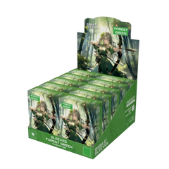 Display mit 10 Packungen grüne Kartenhüllen Standard Size, Großpackung Sammelkarten Sleeves 66x91mm für TCG Händler und Sammler