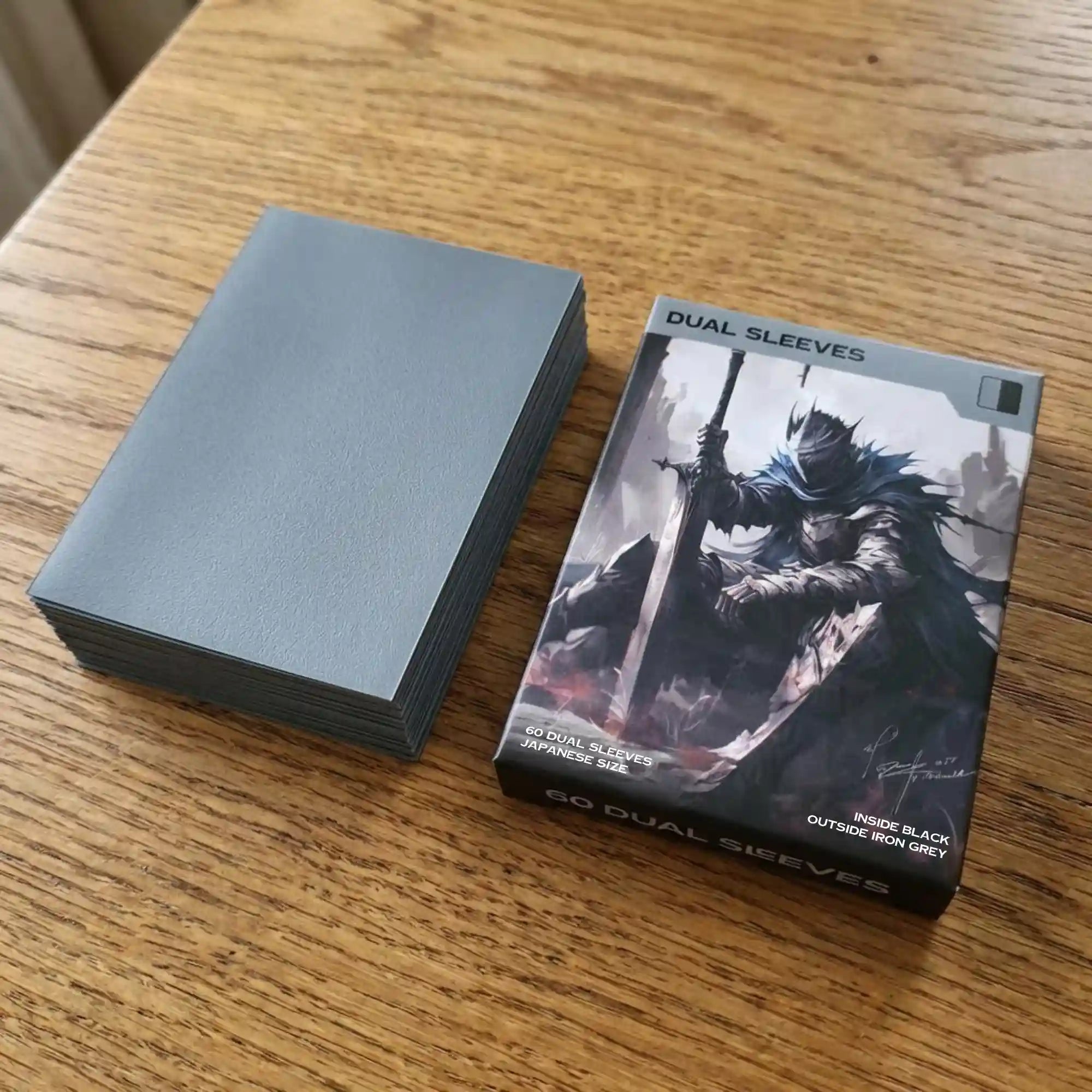 Grey Grau Dual sleeves für Yu-Gi-OH! Japanese Size