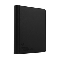 Toploader Binder Groß Schwarz für 252 Karten – TCG Sammelmappe für Pokémon, Yu-Gi-Oh & Magic | PU-Leder mit Reißverschluss