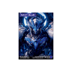 Stapel marineblauer Yu-Gi-Oh Sleeves Japanese Size Navy Blue für Turnier und Sammlung
