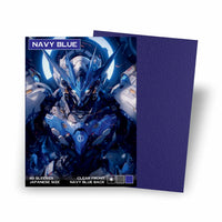 Baba Sleeves 60× Matte Navy Blue Japanese Size Sleeves – Marine Blaue Kartenhüllen für Yu‑Gi‑Oh! (62×89 mm)