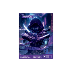 Lila Sammelkartenhüllen 100 Stück Verpackung, Trading Card Sleeves Standard Size für alle TCG Kartenspiele wie Pokémon, MTG, Lorcana