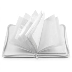 Sammelkarten Binder Groß Weiß – Premium Sammelmappe für 360 Karten | Komplett Weißes Design für pokémon, yu-gi-oh!, Magic, One Piece offen alle seiten innen weiss