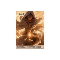 Sand Beige Sammelkartenhüllen 100 Stück Verpackung, Trading Card Sleeves Standard Size für alle TCG Kartenspiele wie Pokémon, MTG, Lorcana