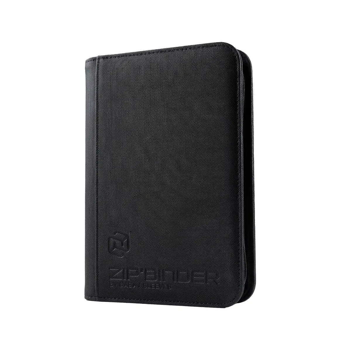 Schwarzer kompakter Sammelkarten Binder aus PU‑Leder mit 160 Karten, ideal für Pokémon, Yu‑Gi‑Oh! und Trading Cards Sammlung