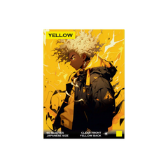 Verpackung Frontansicht gelbe yellow Yu-Gi-Oh Kartenhüllen Japanese Size sleeves 60 Stück