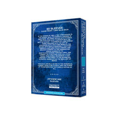 Verpackung Rückseite light blue hell blau Yu-Gi-Oh Sleeves Japanese Size 60 Stück mit Produktdetails