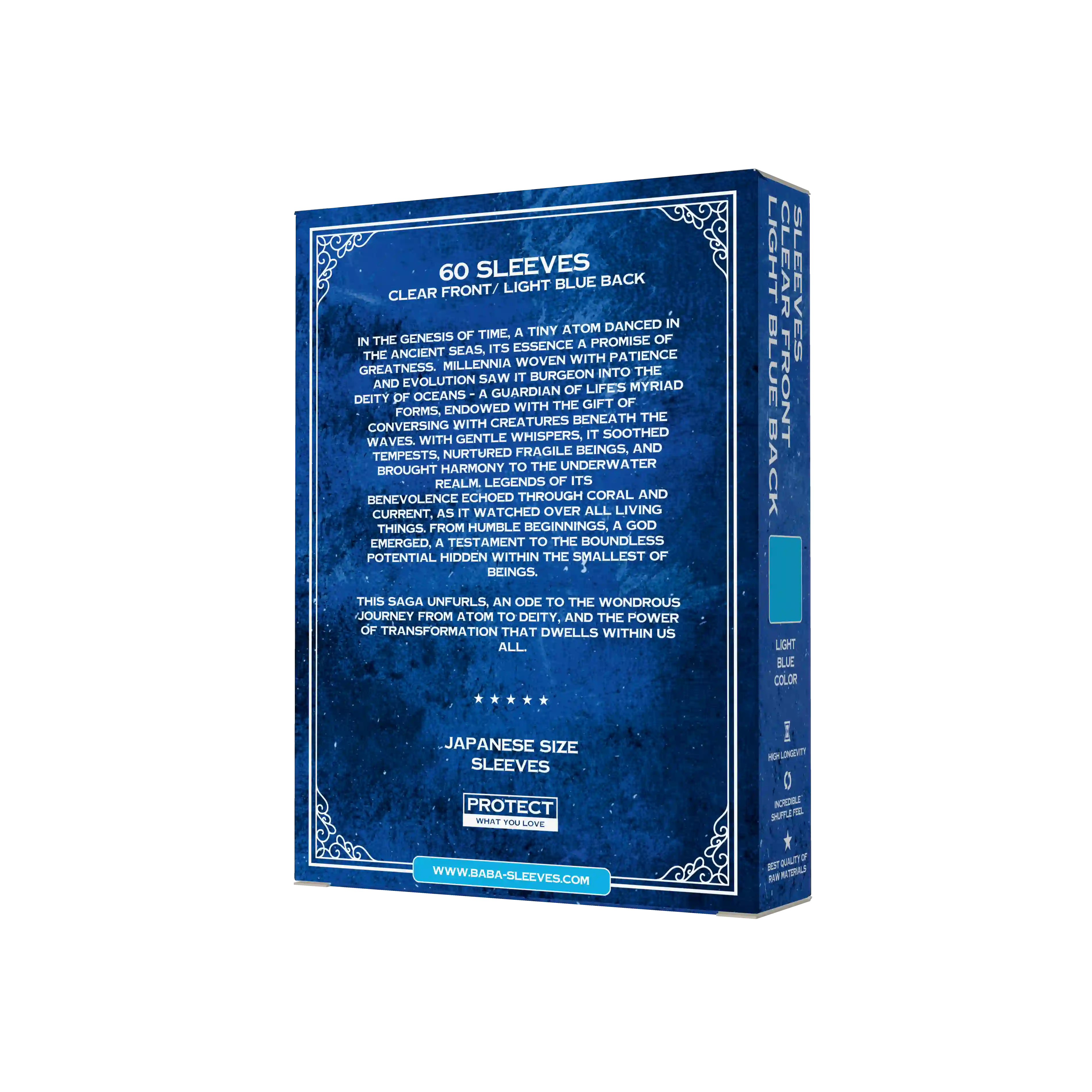 Matte Sleeves Hellblau für Yu-Gi-Oh!