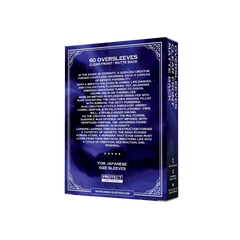 Verpackung Rückseite seitlich matte Oversleeves transparent Japanese Size für Yu-Gi-Oh Karten