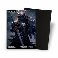 Baba Sleeves 60× Matte Black Japanese Size Sleeves – Schwarze Kartenhüllen für Yu‑Gi‑Oh! (62×89 mm)