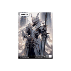 Geöffnete Packung 60 Stück weiße Yu-Gi-Oh Kartenhüllen Japanese Size bereit zum Einhüllen