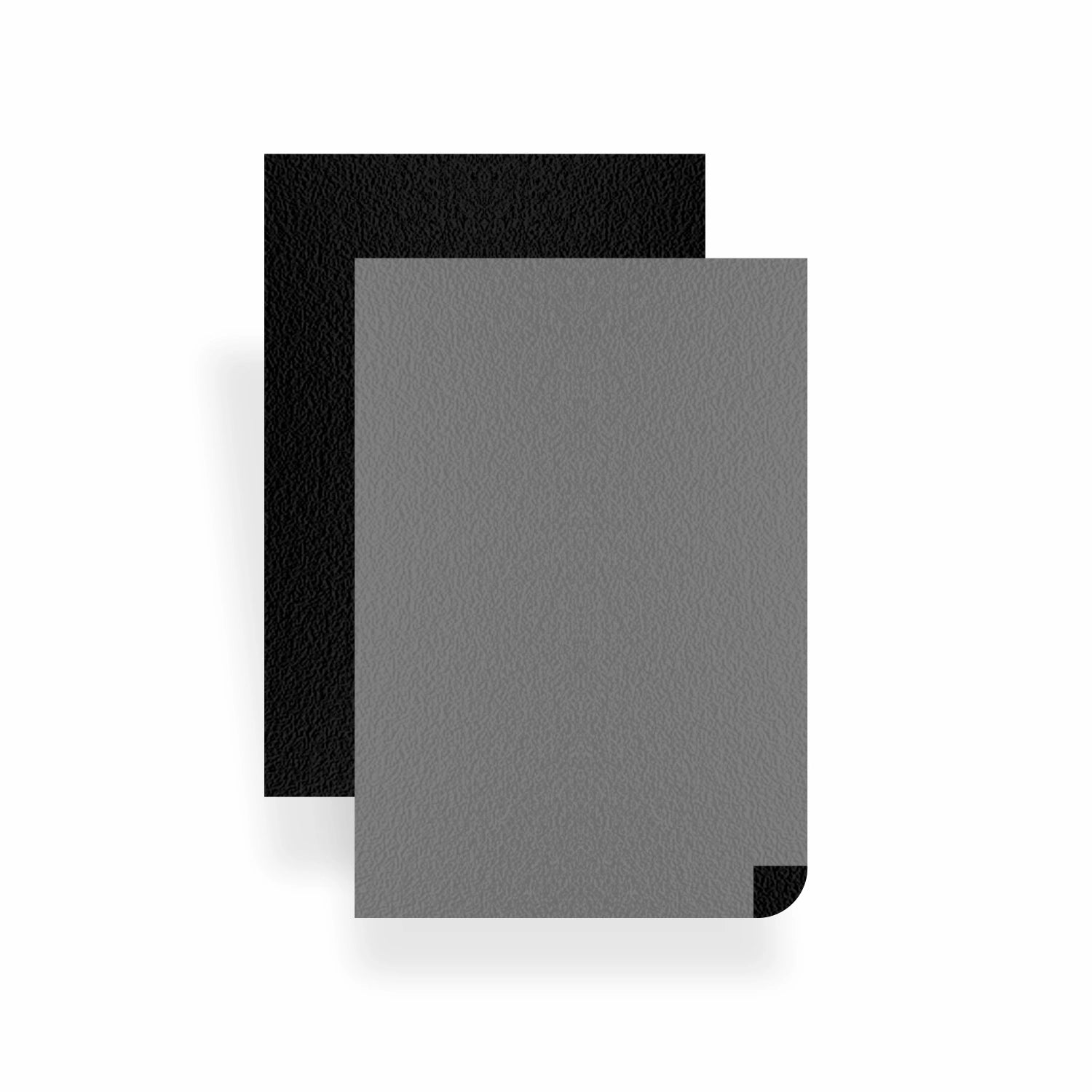 Yu-Gi-Oh! Karte in Grauer Dual Sleeve – japanische Größe, matte Oberfläche, komplett blickdichte TCG Hülle innen schwarz