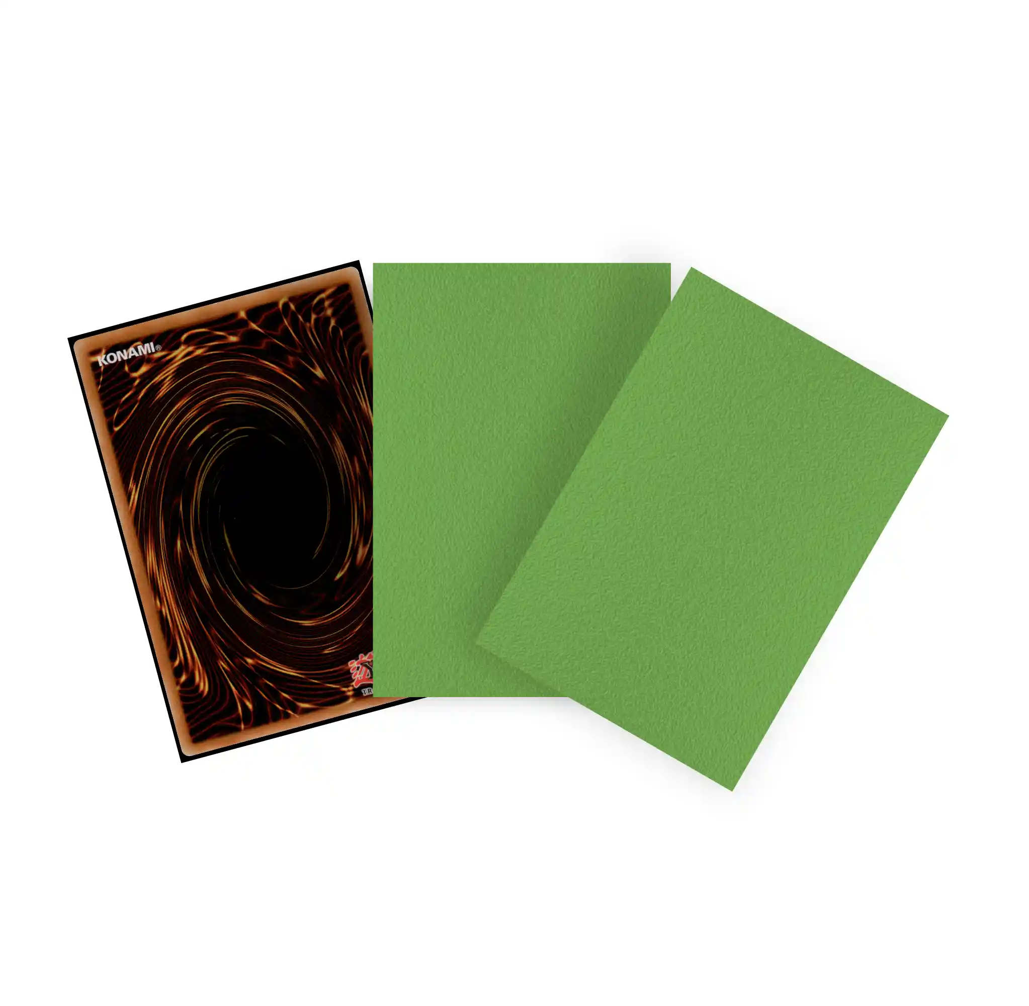 Yu-Gi-Oh! Karte in grüner Dual Sleeve – japanese size,