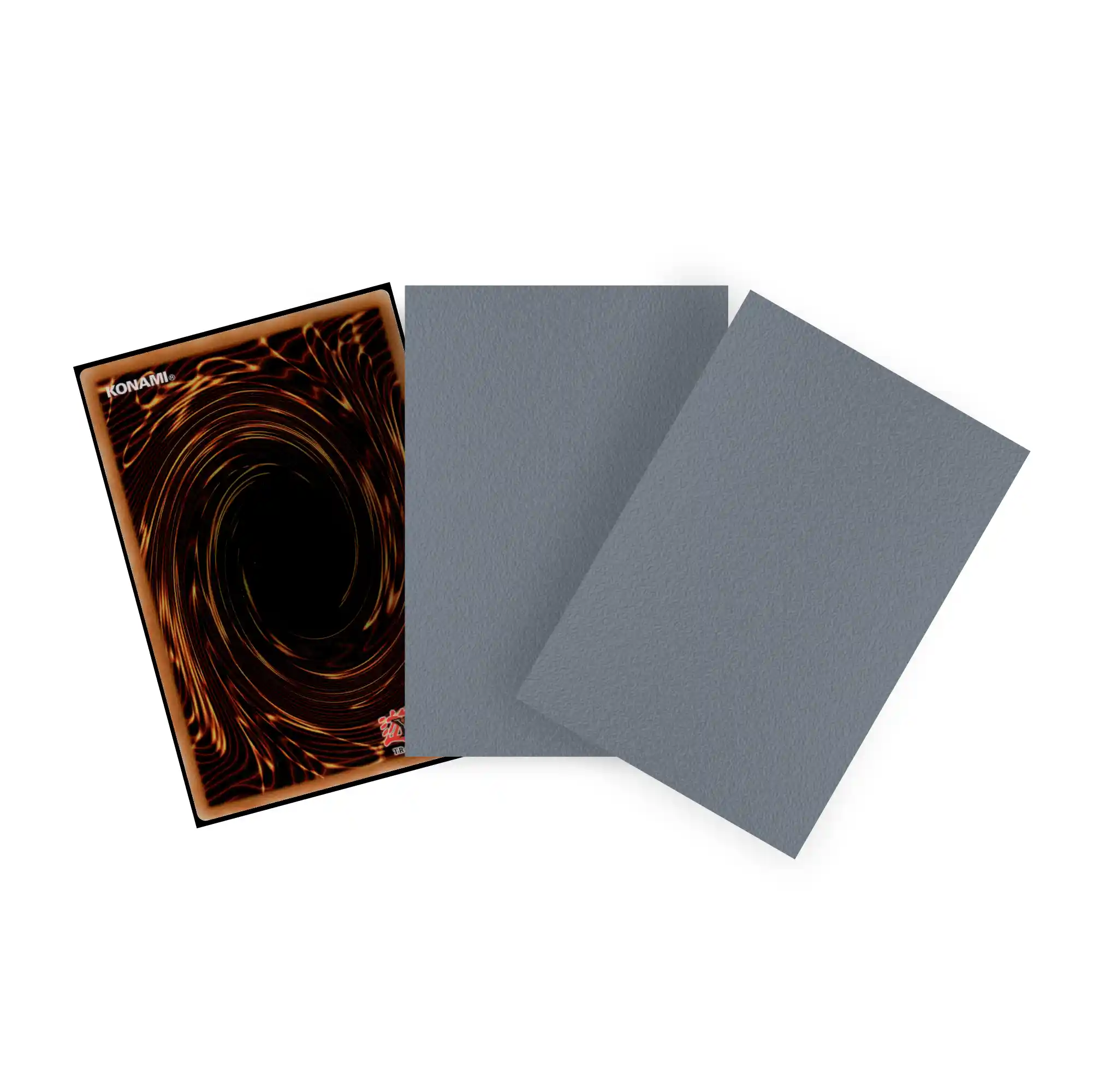 Yu-Gi-Oh! Karte in grauer Dual Sleeve – japanese size,