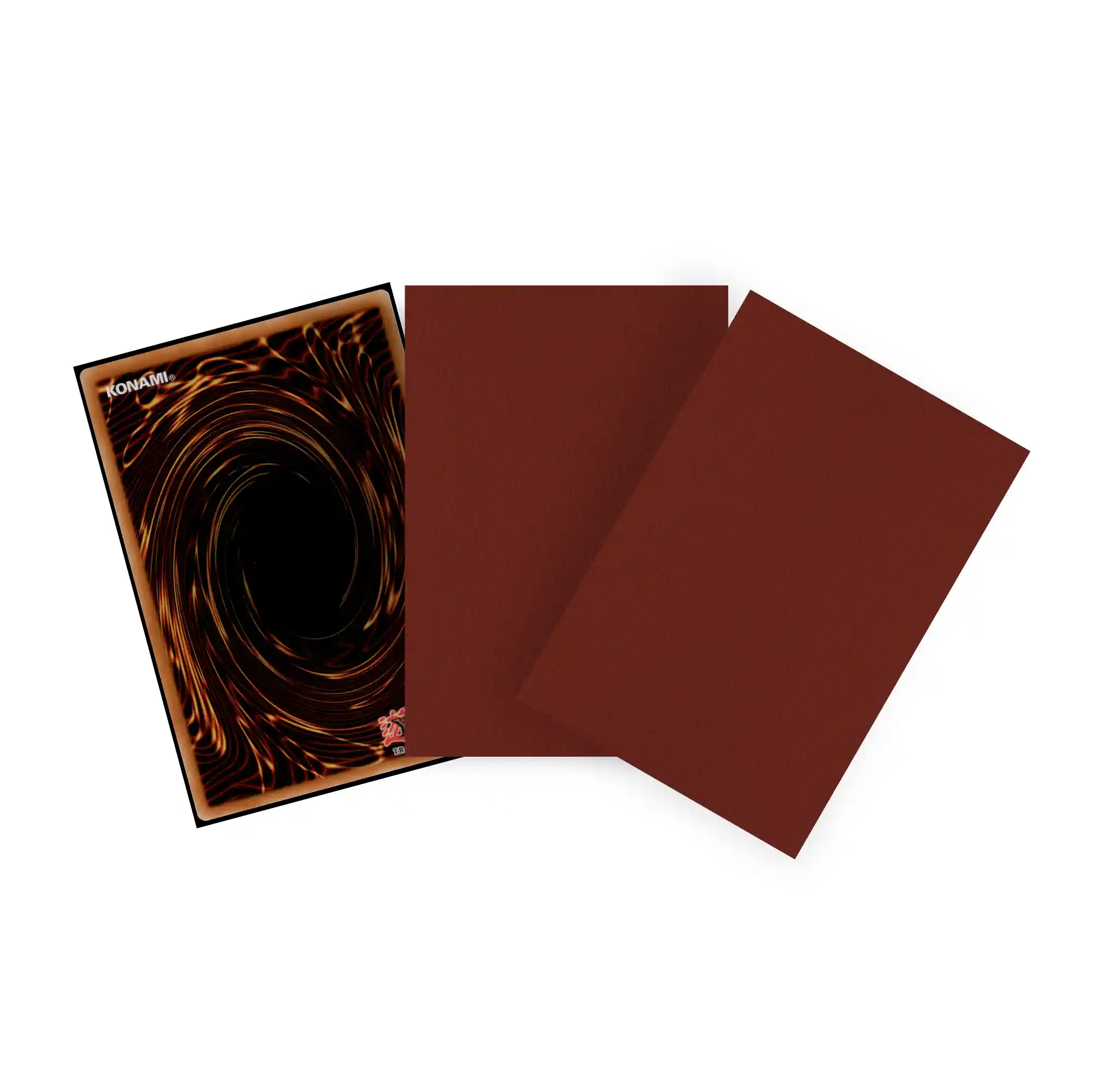 Yu-Gi-Oh! Karte in roter bordeaux Dual Sleeve – japanese size,