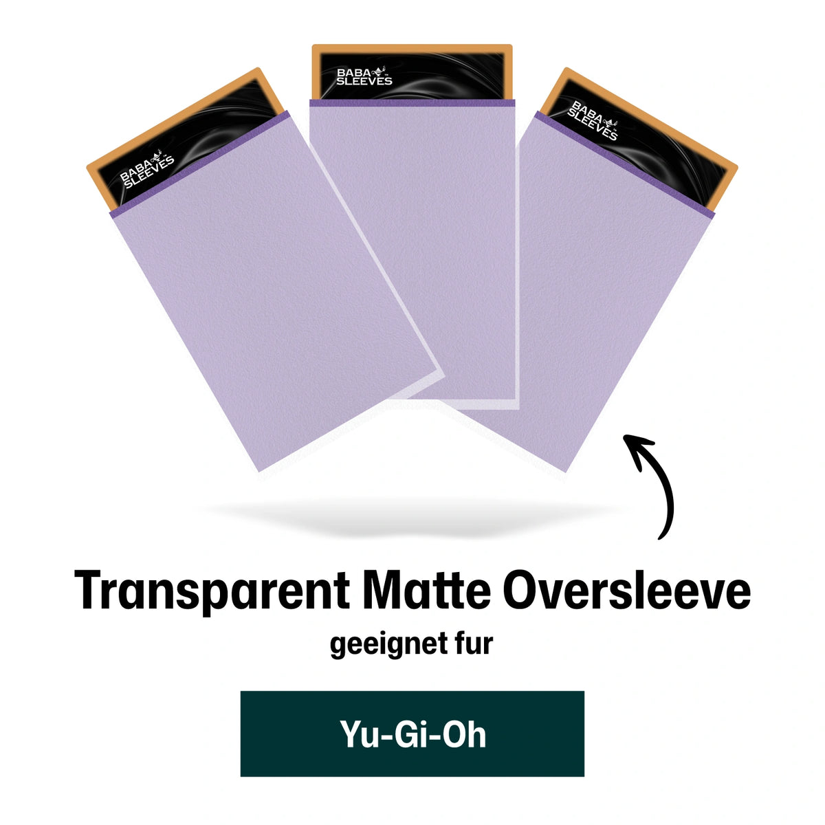 Yu-gi-oh! karten eingesleeved oversleeves matt transparent double sleeve zwei hüllen, eine hülle darüber yu-gi-oh! sammelkarte