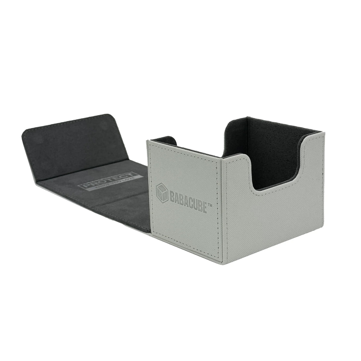 BabaCube Deckbox weiß weiss 100+ Karten YuGiOh One Piece Pokémon Magic Lorcana riftbound