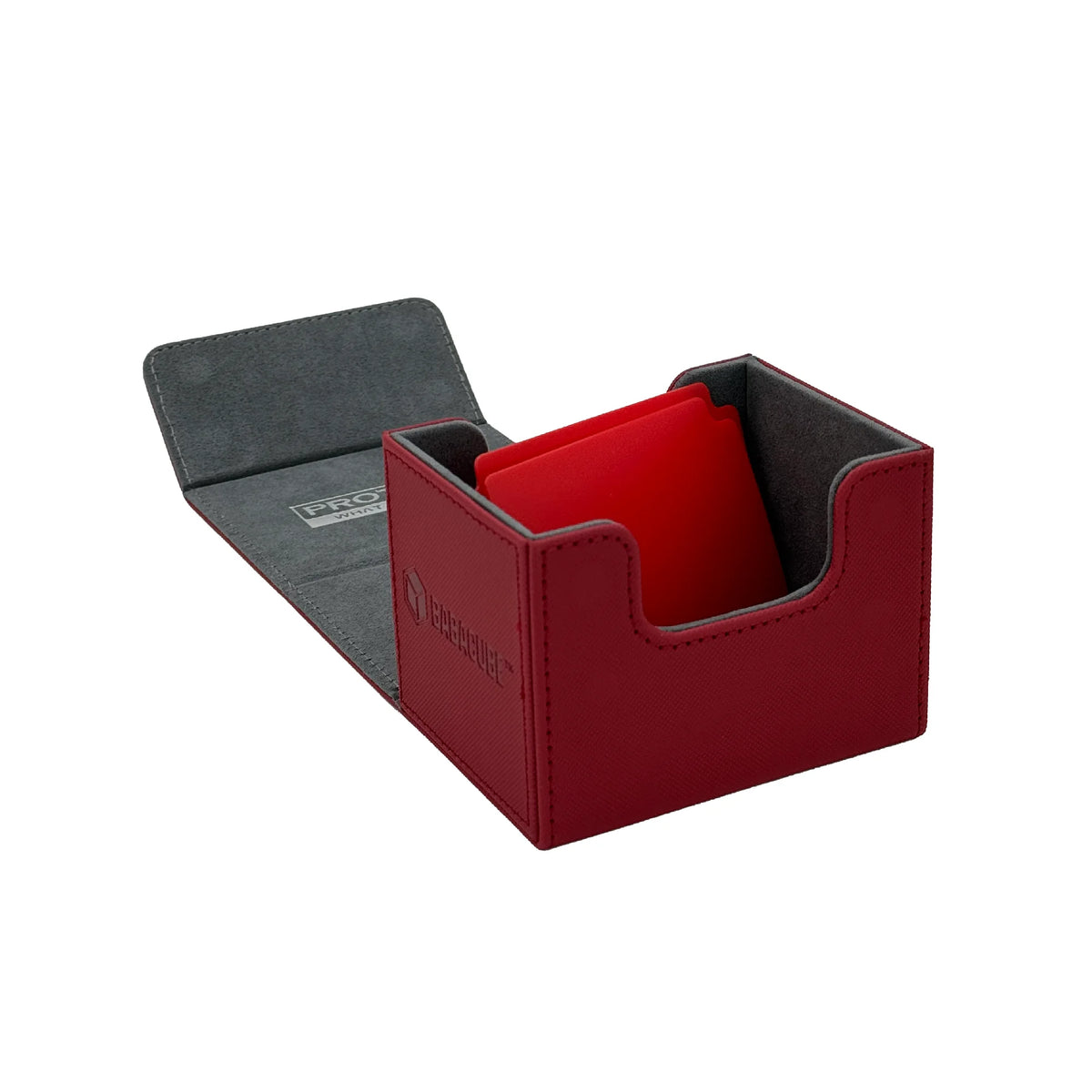 BabaCube Deckbox Rot 100+ Karten YuGiOh One Piece Pokémon Magic Lorcana riftbound