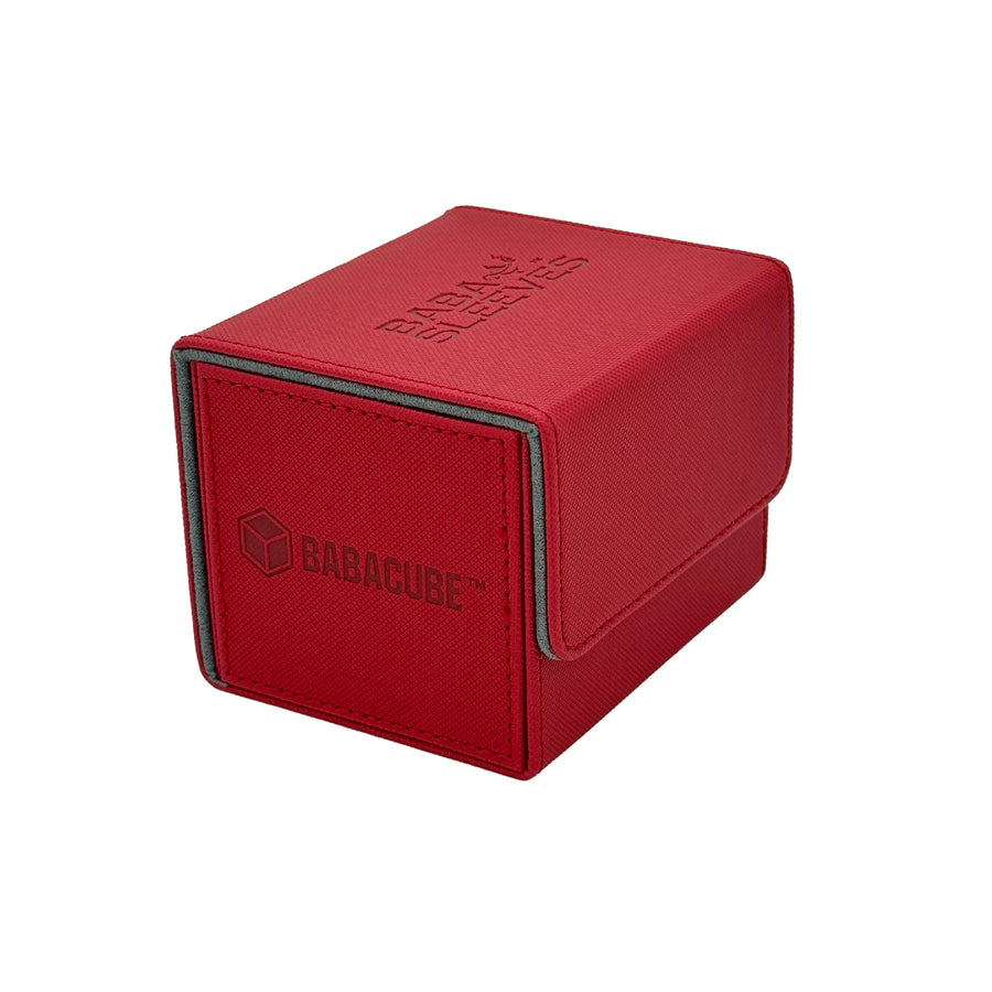 BabaCube Deckbox Rot 100+ Karten YuGiOh One Piece Pokémon Magic Lorcana riftbound