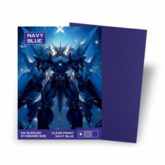 kartenhüllen kaufen für pokemon karten – dunkelblaue sammelkarten sleeves standard size 100 stück verpackung