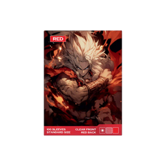 rote sammelkarten hüllen 100 stück, karten sleeves standard size für pokemon, magic und andere kartenspiele