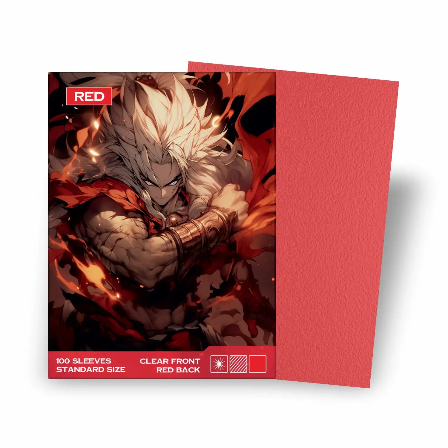 sammelkarten hüllen kaufen für pokemon, rote standard sleeve hüllen 66x91mm 100 stück für tcg karten